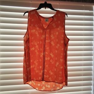 Cabi Orange Top